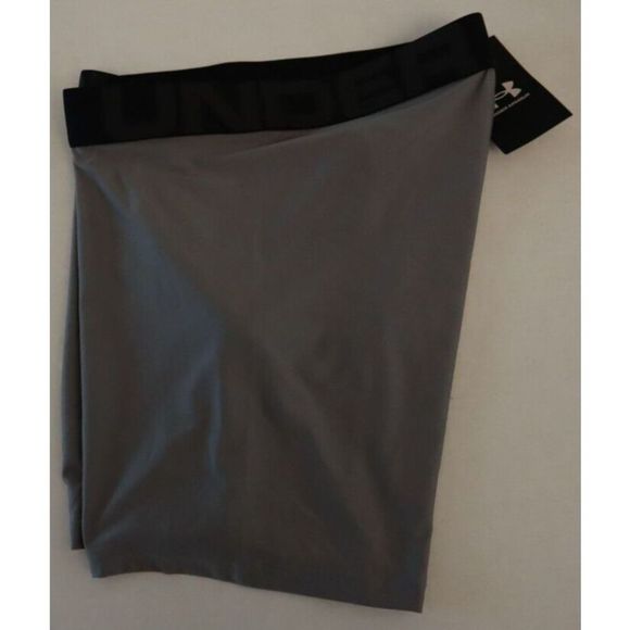 Under Armour 1332663 066 Men's Sz M Gray/Black Tech 6" Boxerjock Briefs - Picture 4 of 4